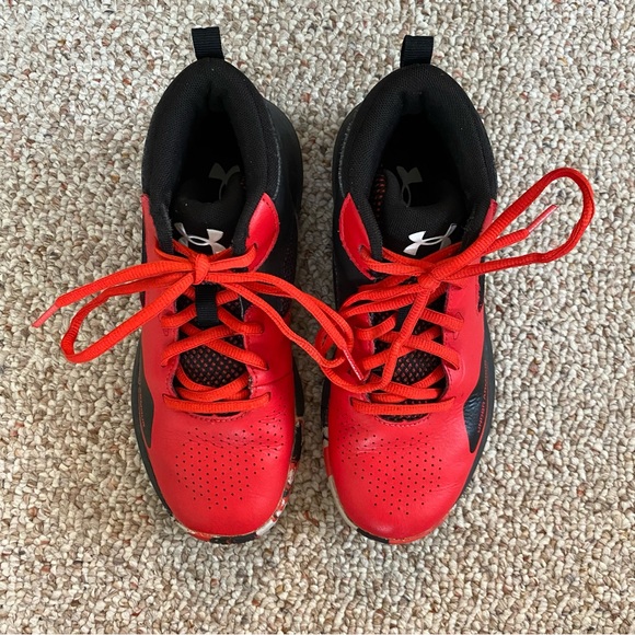 Under Armour Shoes Red And Black Under Armour Boy Basketball Shoes